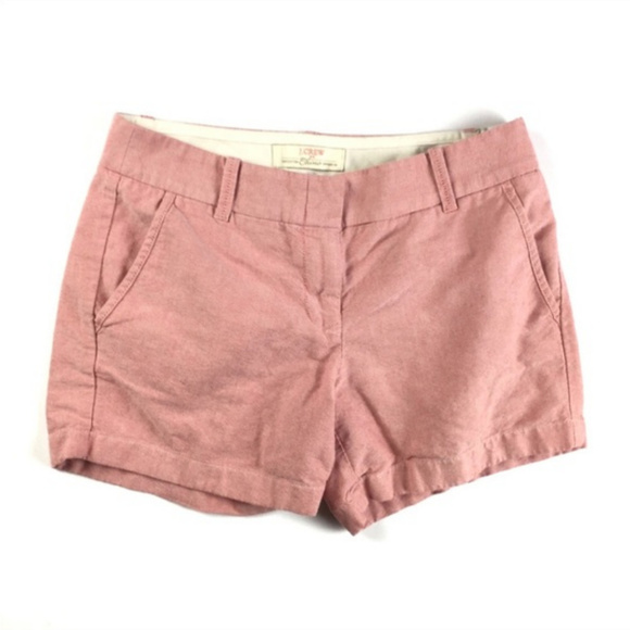 J Crew Factory 5" Oxford Chino Cotton Shorts - Picture 1 of 4